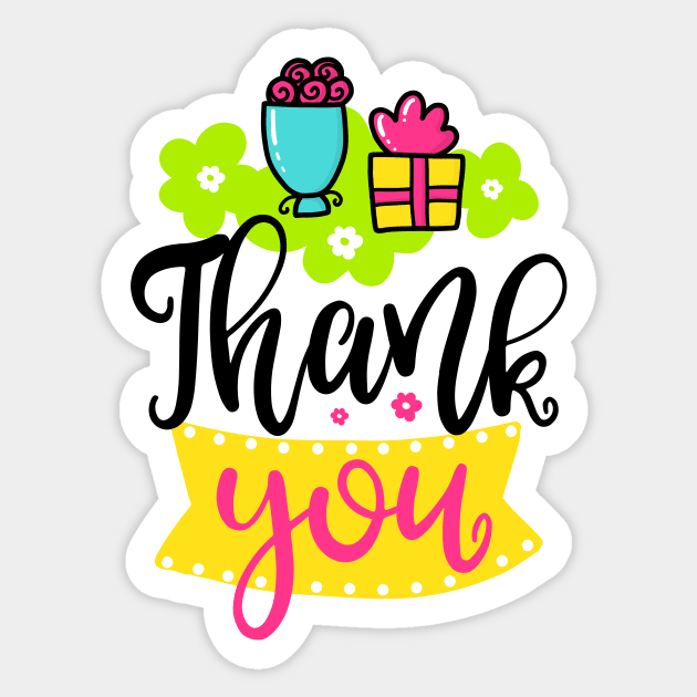 Thank you Sticker by ByVili